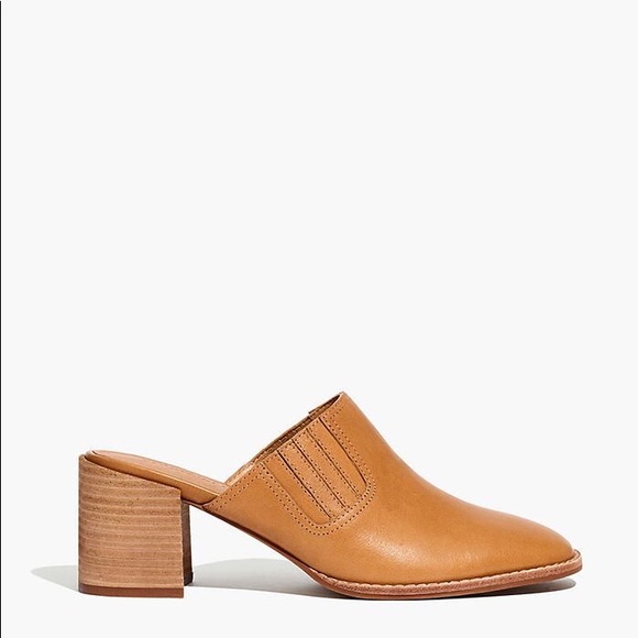 Madewell Shoes - EUC Madewell Carey Mule in Amber Brown Leather